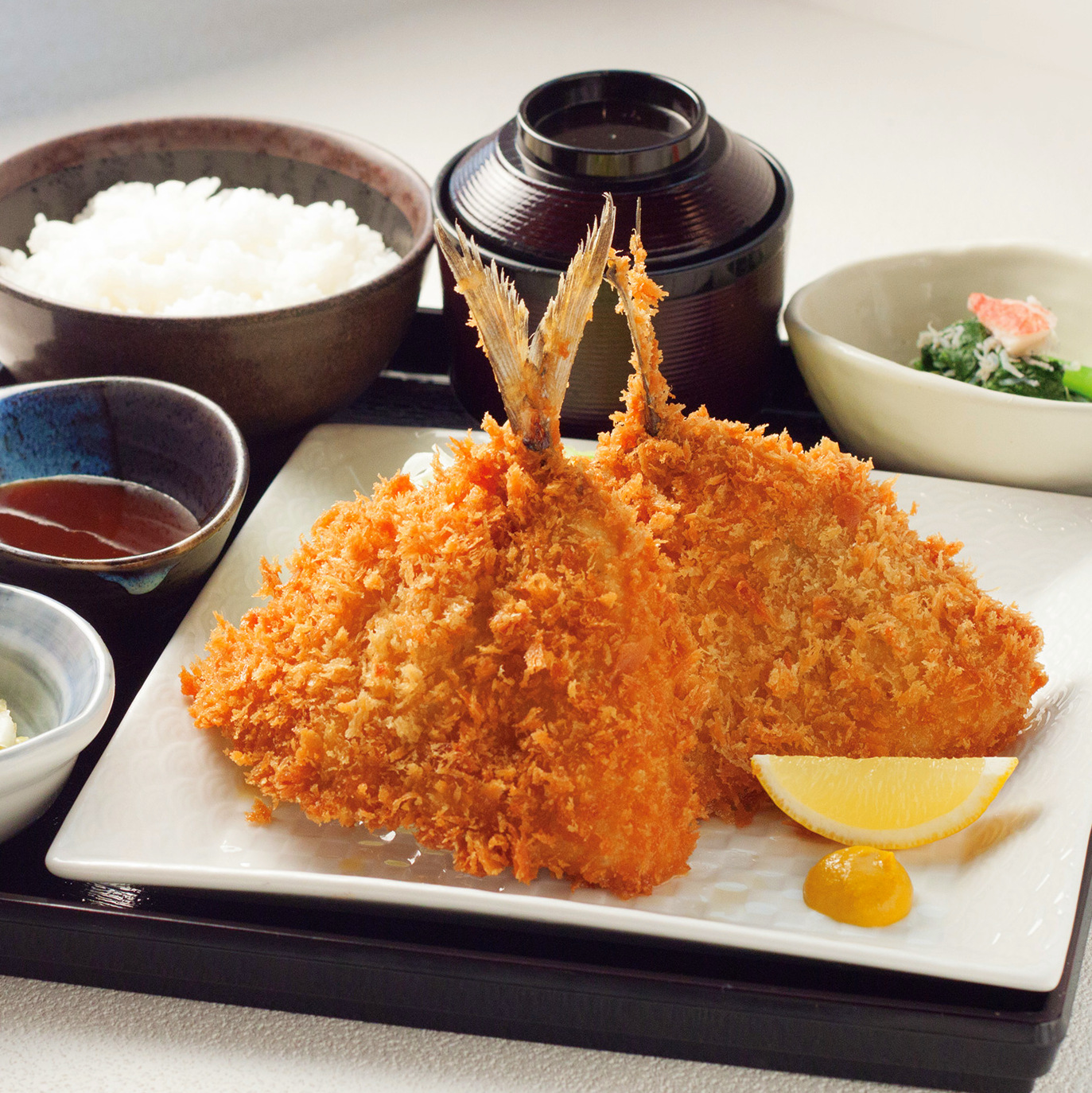 鯵フライ御膳